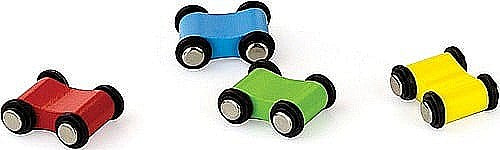 מסלול מכוניות מעץ + 4 מכוניות VIGA CAR SLIDER